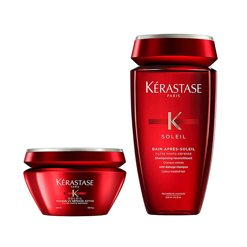 Комплект слънцезащитен шампоан и маска  Kerastase Soleil