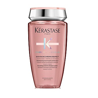 Богат хидратиращ и предпазващ шампоан Kerastase Chroma Absolu Respect Riche 250ml Богат хидратиращ и предпазващ шампоан Kerastase Chroma Absolu Respect Riche 250ml