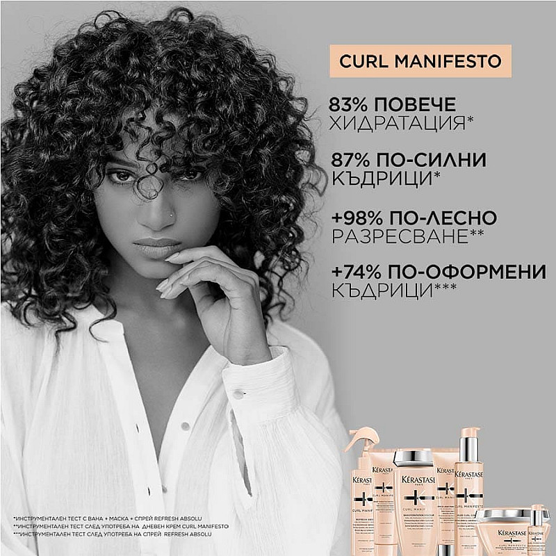 Лимитиран комплект за къдрава коса Kerastase Curl Manifesto