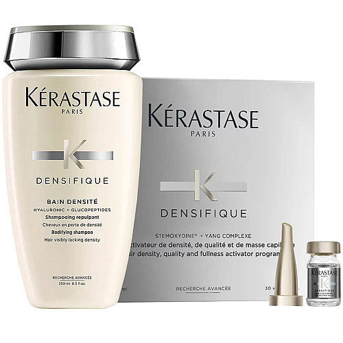 Комплект Шампоан и Ампули за уплътняване на косата Kerastase Denisifique