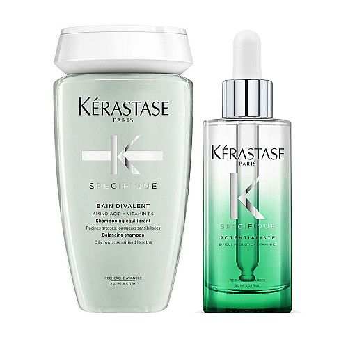 Комплект шампоан и серум за балансиран скалп Kerastase Specifique 