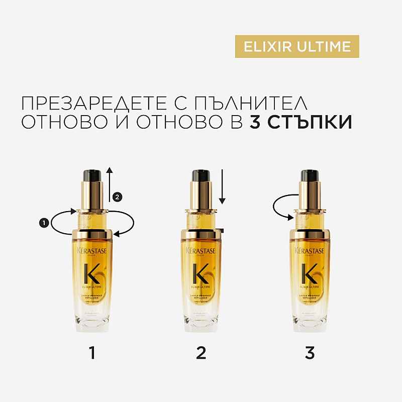 Еликсир за всеки тип коса пълнител Kerastase Elexir Ultime Originale 75ml