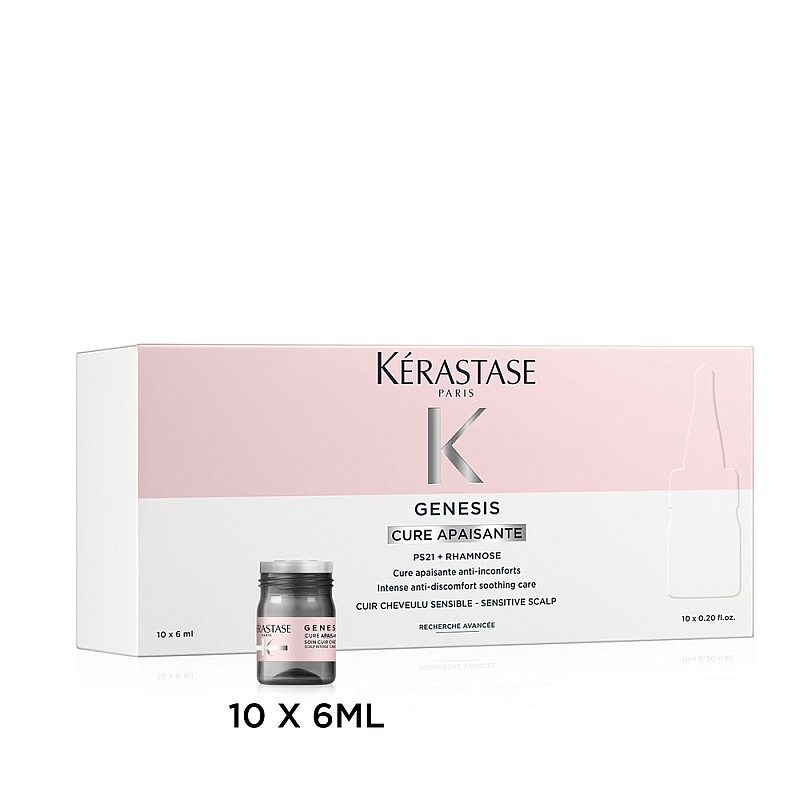 Успокояващи ампули за чувствителен скалп Kerastase Genesis Cure Apaisante 10x6ml