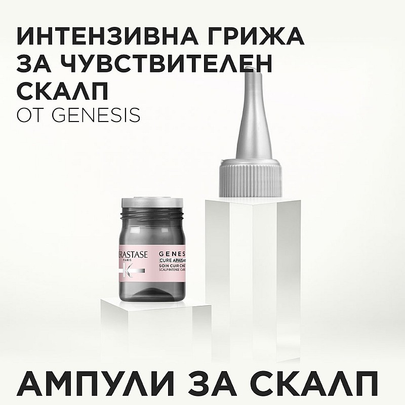 Успокояващи ампули за чувствителен скалп Kerastase Genesis Cure Apaisante 10x6ml