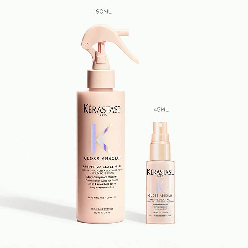 Изглаждащ крем за коса без изплакване Kerastase Gloss Absolu Frizz-Glaze Cream 45ml