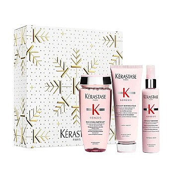 Коледен комплект против косопад и накъсване за укрепване на фина коса Kérastase Genesis Holiday