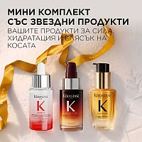 Комплект за укрепване на косата и копринен блясък Kérastase Mini Hero Trio