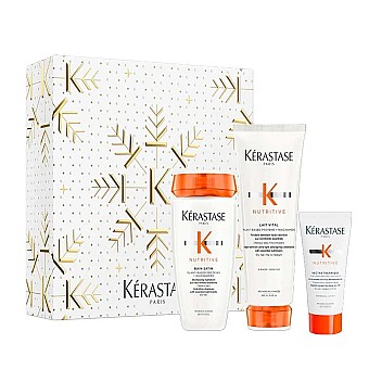 Коледен комплект за суха коса с интензивно подхранване и термозащита Kérastase Nutritive Holiday