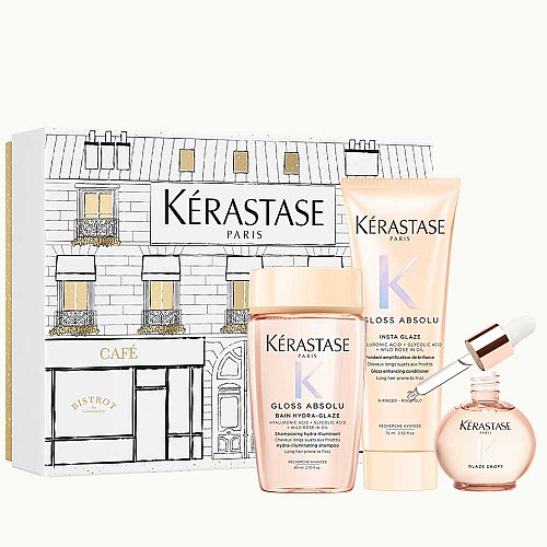 Коледен мини комплект огледален блясък Kerastase Gloss Absolu Holiday