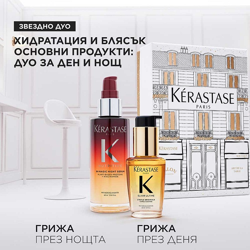 Комплект за подхранена и блестяща коса Kerastase Iconic Duo