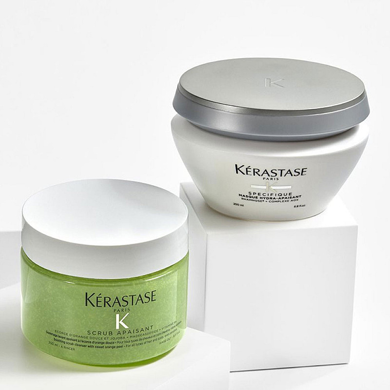 Успокояващ ексфолиант за всеки тип коса Kerastase Fusio Scrab Apaisant 250g