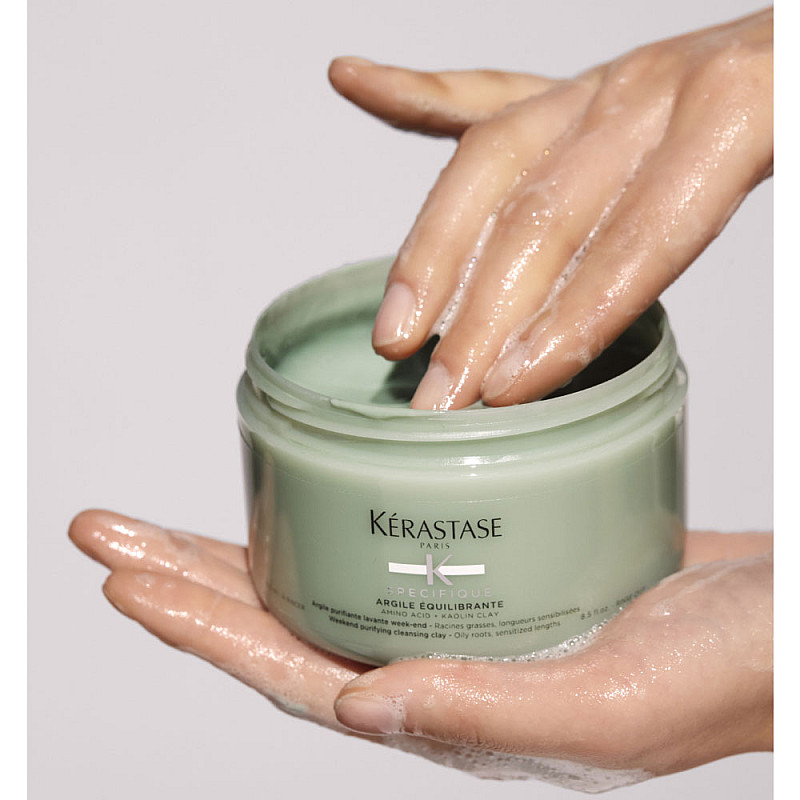 Почистващ шампоан-глина при мазен скалп Kerastase Specifique Argile Equilibrante Cleansing Clay 250ml