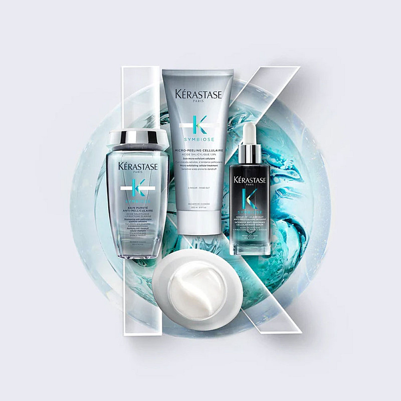 Ексфолиант за склонен към пърхот скалп Kerastase Symbiose Micro-Peeling Cellulaire 200ml