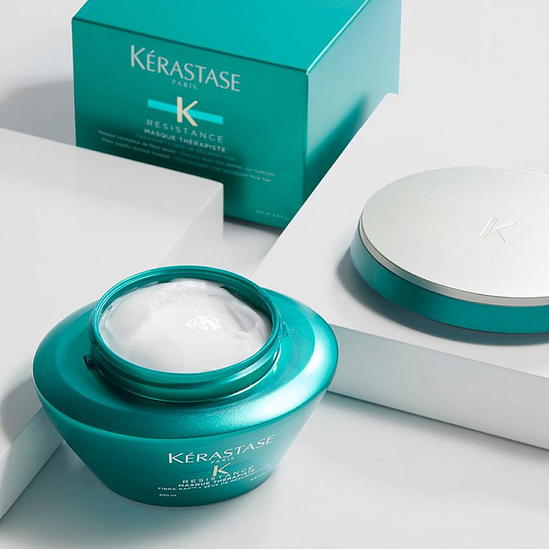 Комплект за силно изтощена коса шампоан и маска - Kerastase Resistance Therapiste