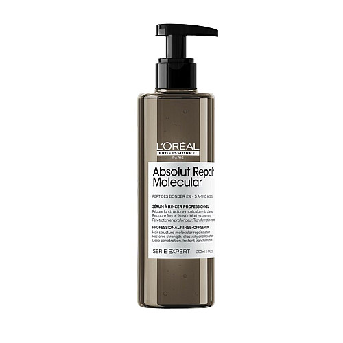 Маска-серум за възстановяване на косата Loreal Absolut Repair Molecular  Rinse-off serum 250ml