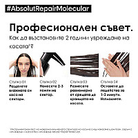 Маска-серум за възстановяване на косата Loreal Absolut Repair Molecular  Rinse-off serum 250ml