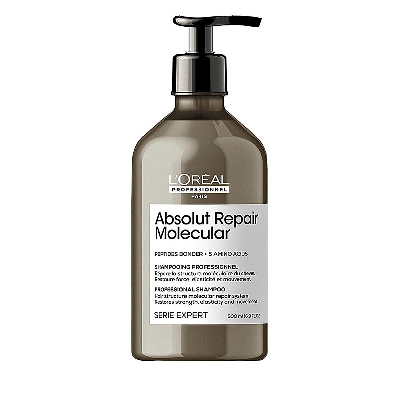 Шампоан за възстановяване на косата Loreal Absolut Repair Molecular Shampoo 500ml