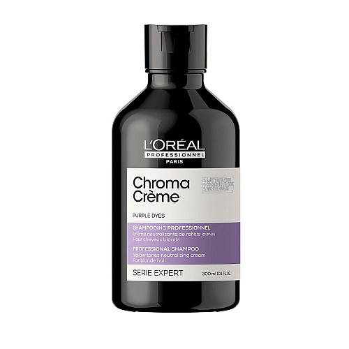 Неутрализиращ шампоан за руса коса Loreal Professionnel Chroma Crème Purple Shampoo 300ml