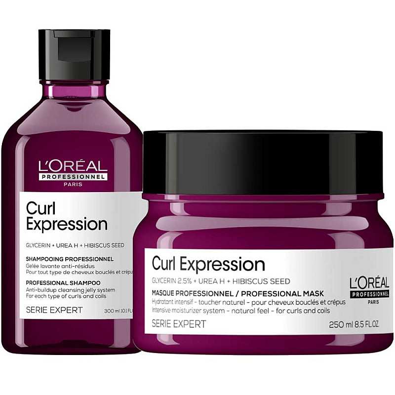 Сет Гел-шампоан и Маска за къдрава коса Loreal Professionnel Curl Expression