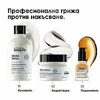 Лимитиран комплект против накъсване на косата Loreal Metal Detox Meteora