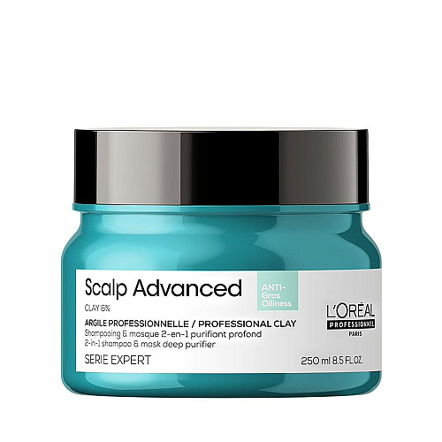 Шампоан маска за дълбоко почистване за мазен скалп Loreal Scalp Advanced Anti-Oiliness Mask 250ml