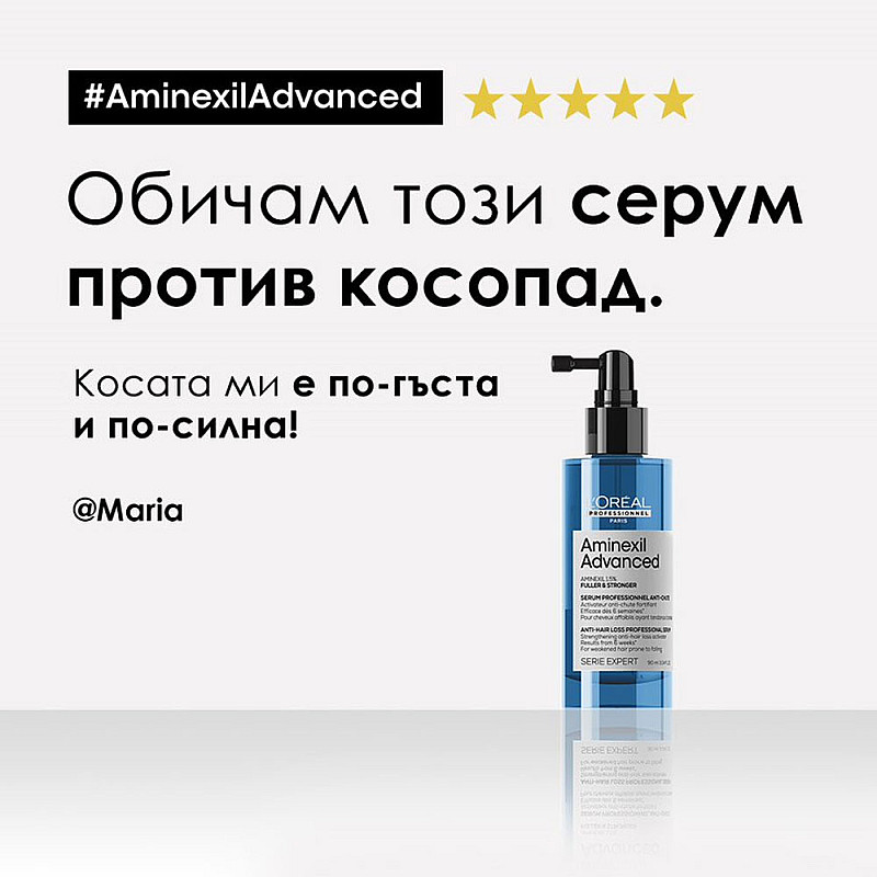 Серум против косопад Loreal Aminexil Full and Strong 90ml