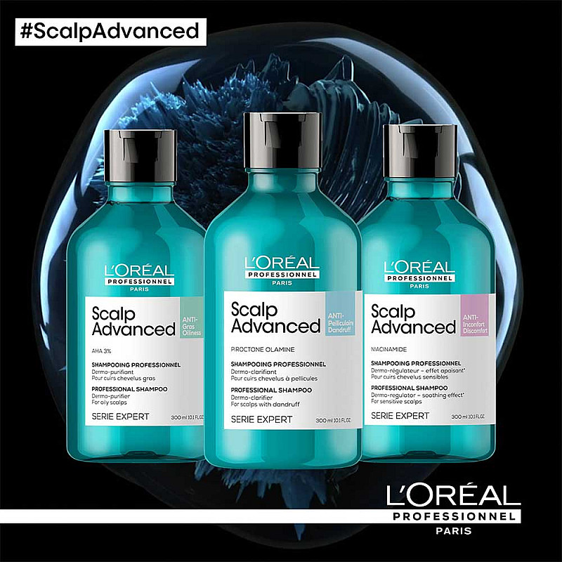 Шампоан за мазна коса Loreal Scalp Advanced Dermo Purifier for oily Scalps 300ml