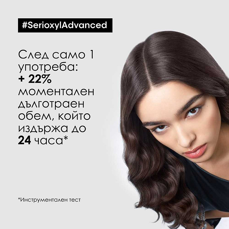 Уплътняващ шампоан Loreal Serioxyl Advanced Densifying Professional Shampoo 300ml