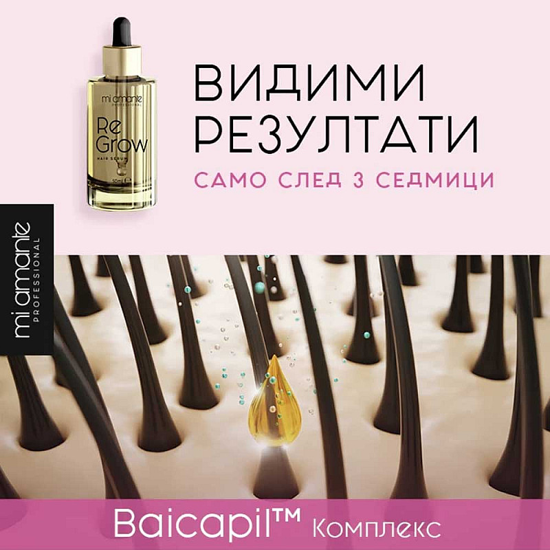 Серум за растеж на косата Mi Amante ReGrow 50ml