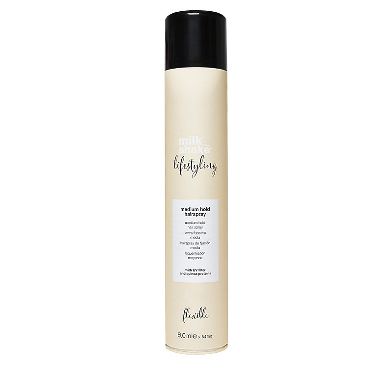 Лак за коса с киноа за средна фиксация Milk Shake Hairspray Medium Hold 500ml