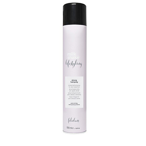 Лак за боядисана коса със силна фиксация Milk Shake Strong Hairspray 500 мл.