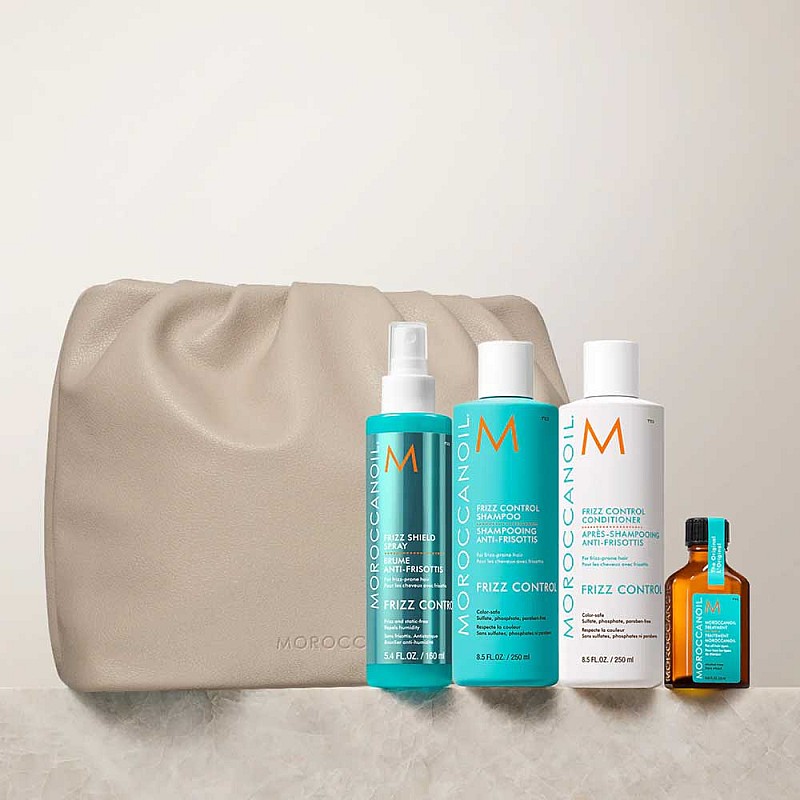 Лимитиран анти-фриз комплект за непокорна коса Moroccanoil Holiday Frizz Control Hair Set