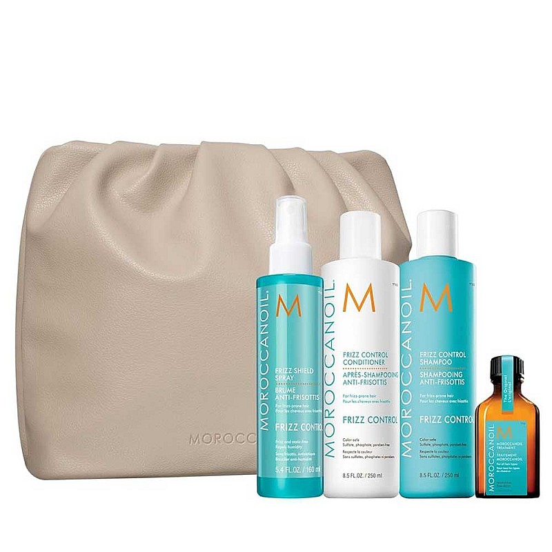 Лимитиран анти-фриз комплект за непокорна коса Moroccanoil Holiday Frizz Control Hair Set