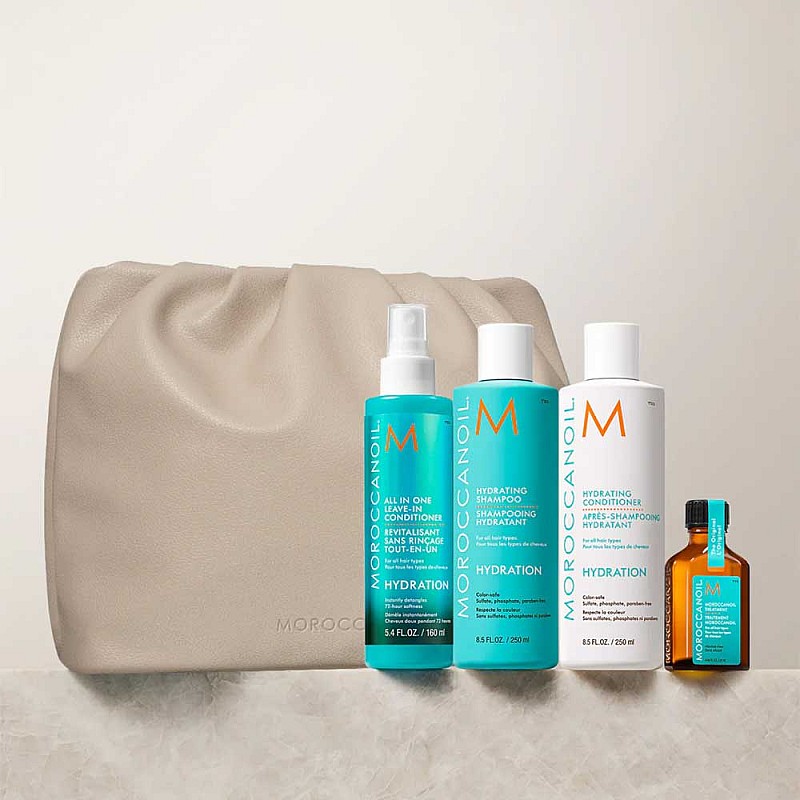 Лимитиран дълбоко хидратиращ комплект за коса Moroccanoil Holiday Hydration Hair Set