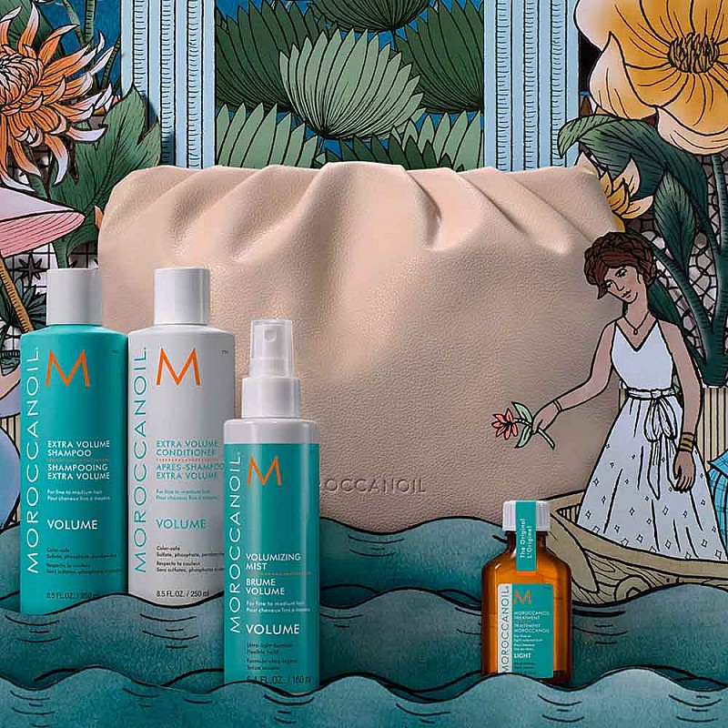 Лимитиран комплект за обем на фина и тънка коса Moroccanoil Holiday Volume Hair Set