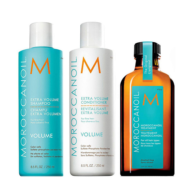 Комплект за обем с олио Moroccanoil Volume Set