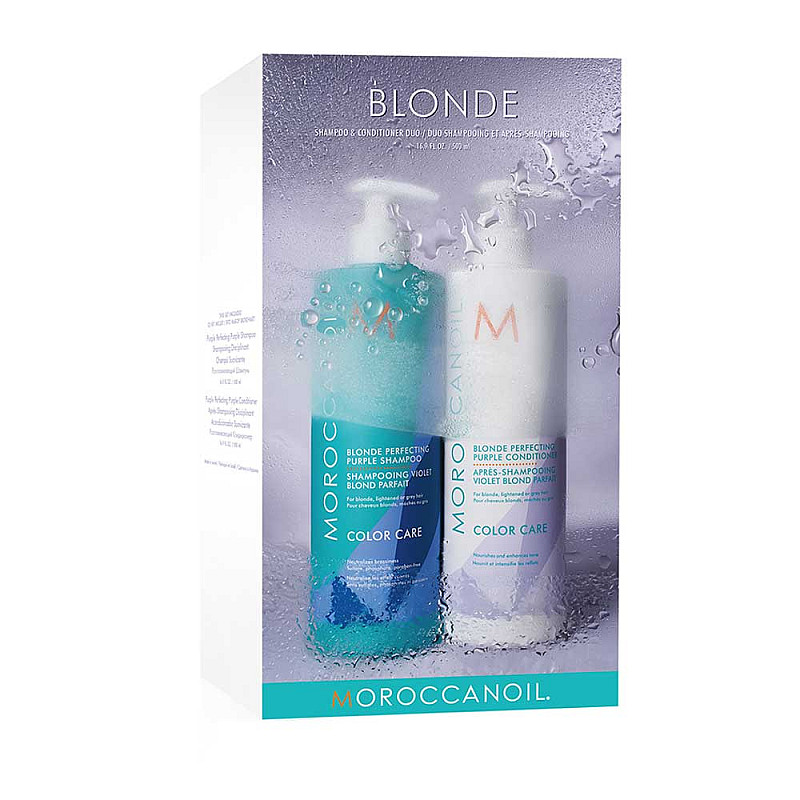 Макси комплект за блондинки Moroccanoil Blonde 2x500ml