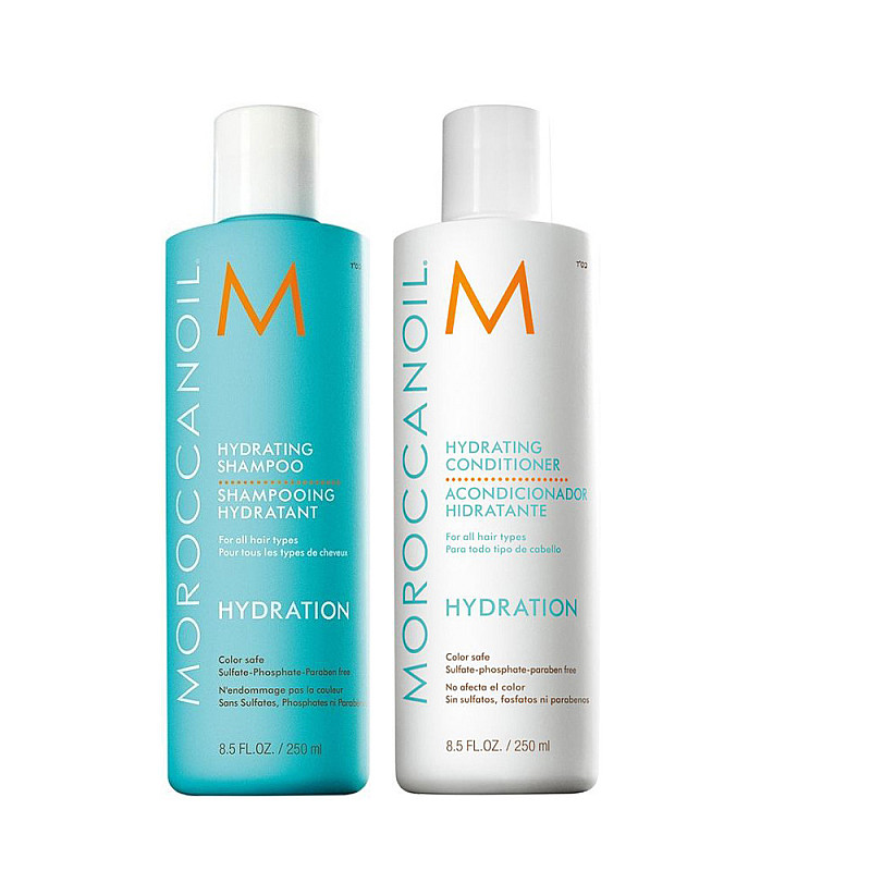 Хидратиращ комплект шампоан и балсам Moroccanoil Hydrating Set