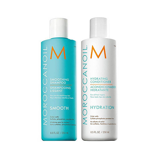 Сет шампоан и балсам за приглаждане Moroccanoil Smoothing Set