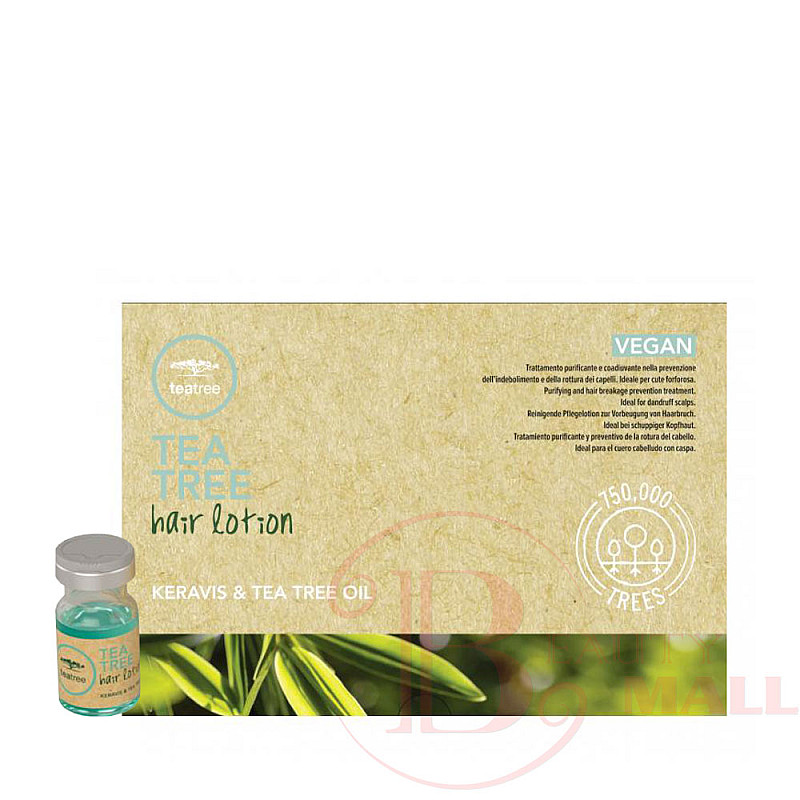 Терапия против косопад Paul Mitchell Tea Tree Hair Lotion-Keravis & Tea Tree Oil 12 х 6ml.