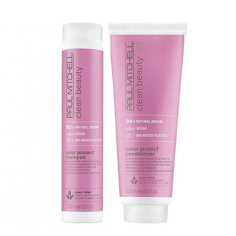 Сет Шампоан и Балсам за боядисана коса Paul Mitchell Clean Beauty Color Protect  