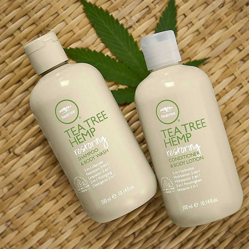 Сет Шампоан и Балсам с коноп Paul Mitchell Tea Tree Hemp