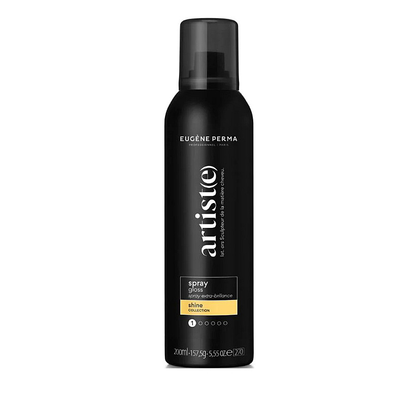 Спрей за блясък с лека фиксация Eugene Perma Artiste Finish Spray Gloss 200ml