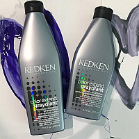 Матиращ шампоан и балсам за бяла коса Redken Graydiant