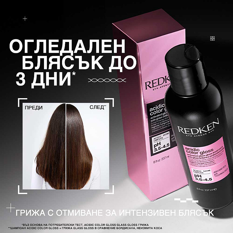 Терапия за огледален блясък Redken Acidic Color Gloss 237ml