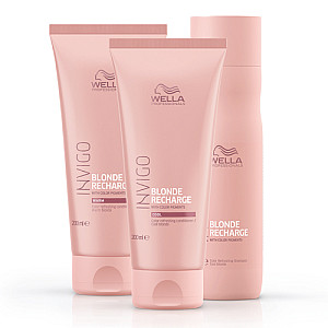 За руса коса-Invigo blonde recharge blend