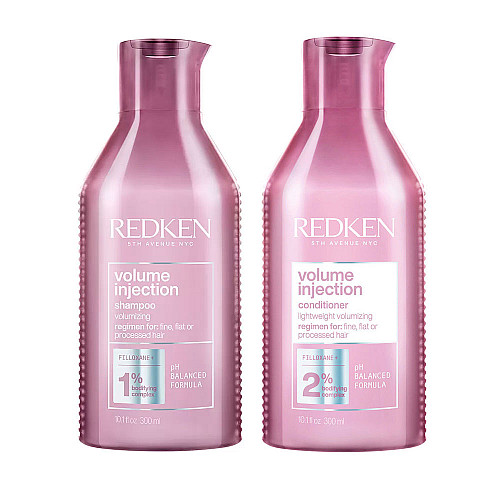 Комплект Шампоан и Балсам за обем и плътност Redken Volume Injection 