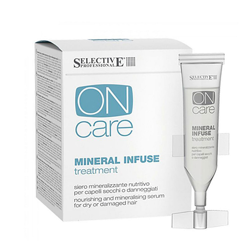 Подхранващи ампули за коса SELECTIVE On Care Mineral infuse treatmen 10x10ml