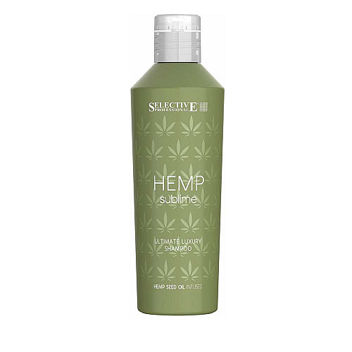 Интензивен шампоан за суха и изтощена коса с конопено семе Selective Hemp Shampoo 1000ml