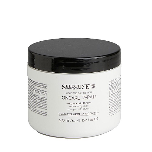 Възстановяваща маска за увредена и накъсана коса Selective Professional OnCare Repair Restructuring Mask 500ml